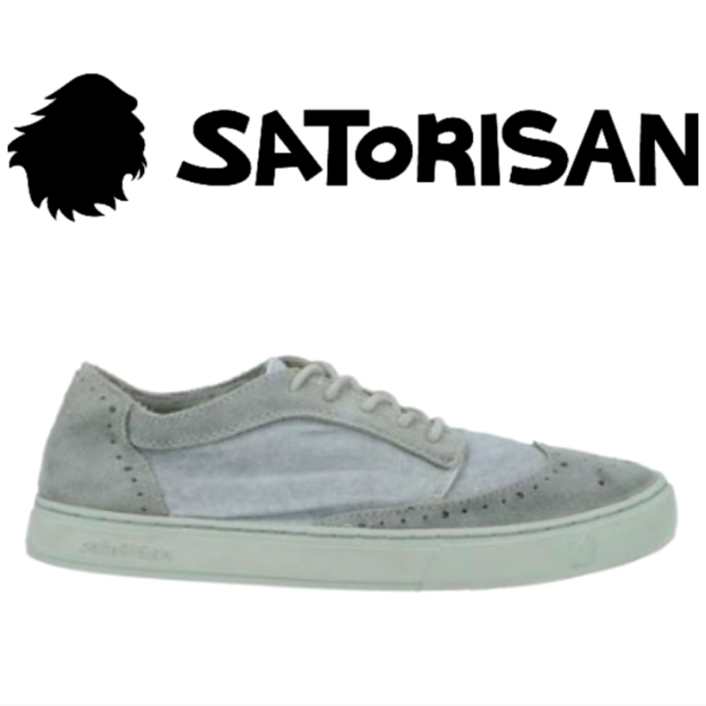 Satorisan Yukai Suede -Lin Men's Gray Sneakers. Size 39 US Men(6.5) Women (8).
